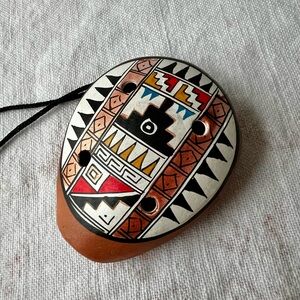 Handcrafted Clay Peruvian Musical Instrument/Whistle